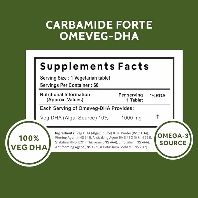 Carbamide Forte OMEGA-3 VEG 60 TAB