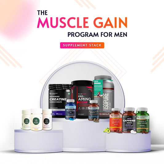MUSCLE GAIN STACK FOR MEN