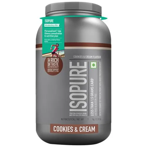 Isopure Low Carb Whey Protein Isolate Powder | 1 Kg